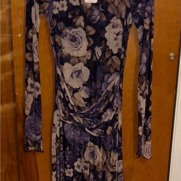 Free People Gianni Long Sleeve Stretch Mesh Body-Con Dress NWT Size Medium - Picture 1 of 15